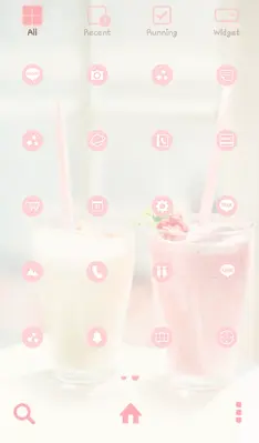 strawberry vanilla dodol theme android App screenshot 0