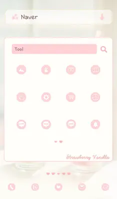 strawberry vanilla dodol theme android App screenshot 1